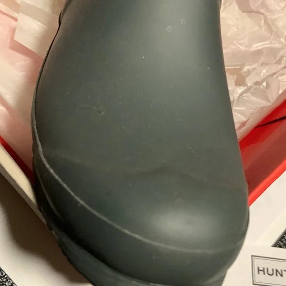 Hunter Women’s original back adj short boots Size 7 color Firth/Atlantis - Picture 9 of 15